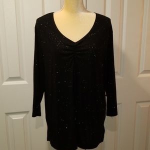 Sparkly Black Top